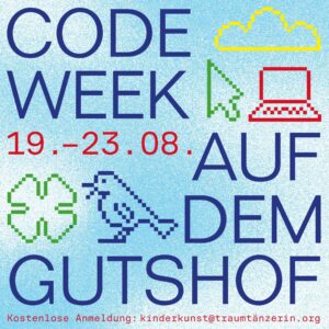 Logo und Sharepic zur Code Week auf dem Gutshof